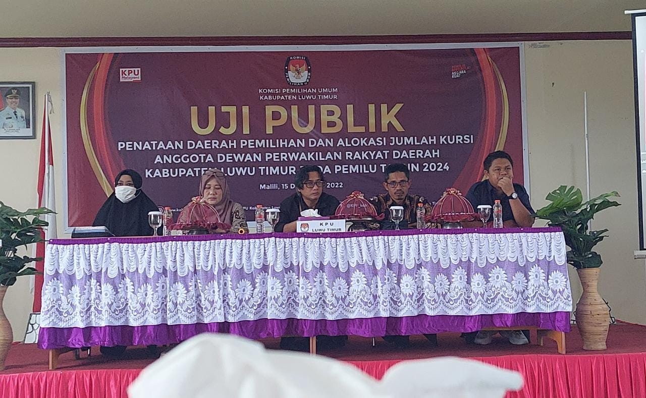 Asisten Pemerintahan Dan Kesra Hadiri Uji Publik Penataan Dapil Dan ...