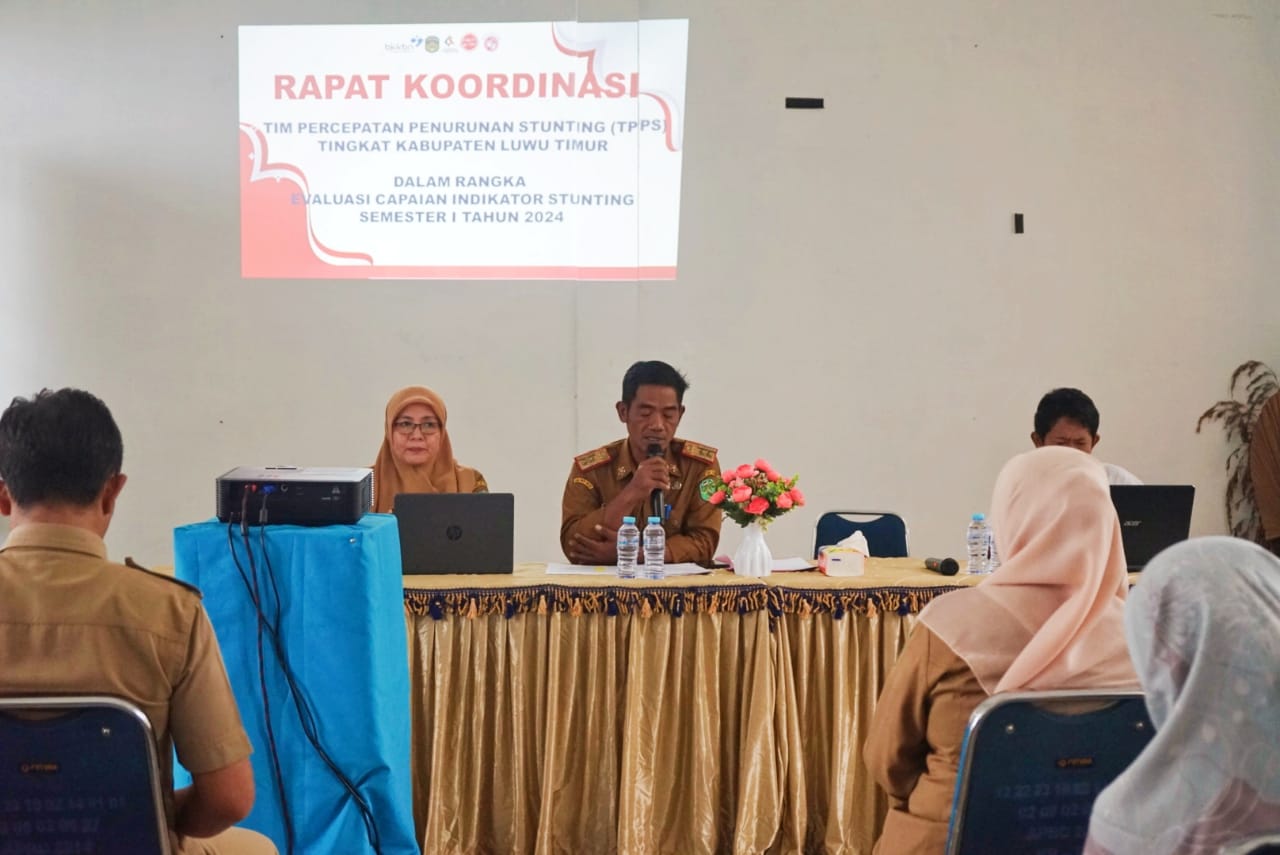 Pemkab Luwu Timur Gelar Rakor TPPS Tingkat Kabupaten Warta Lutim